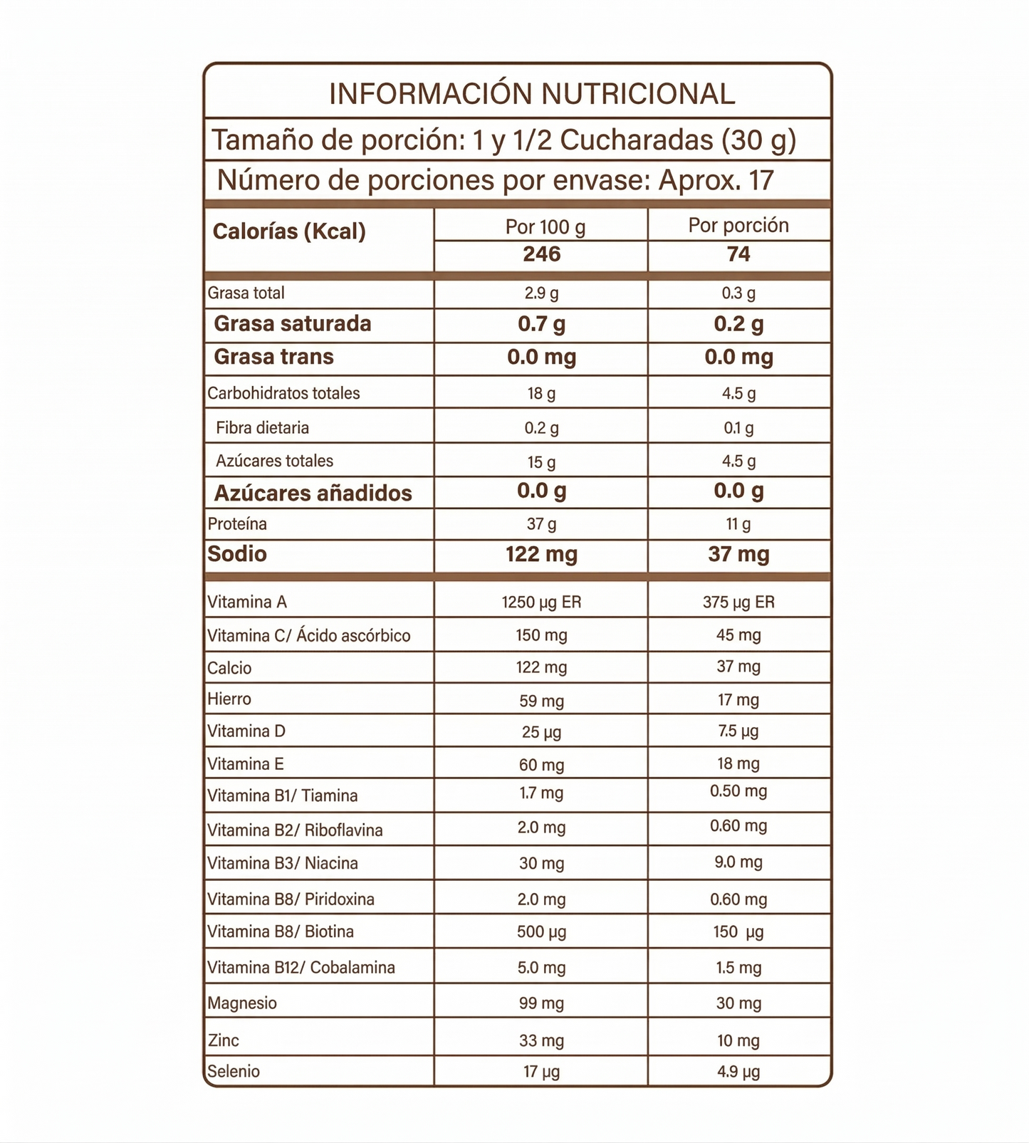 Colágeno con resveratrol sabor a cocoa