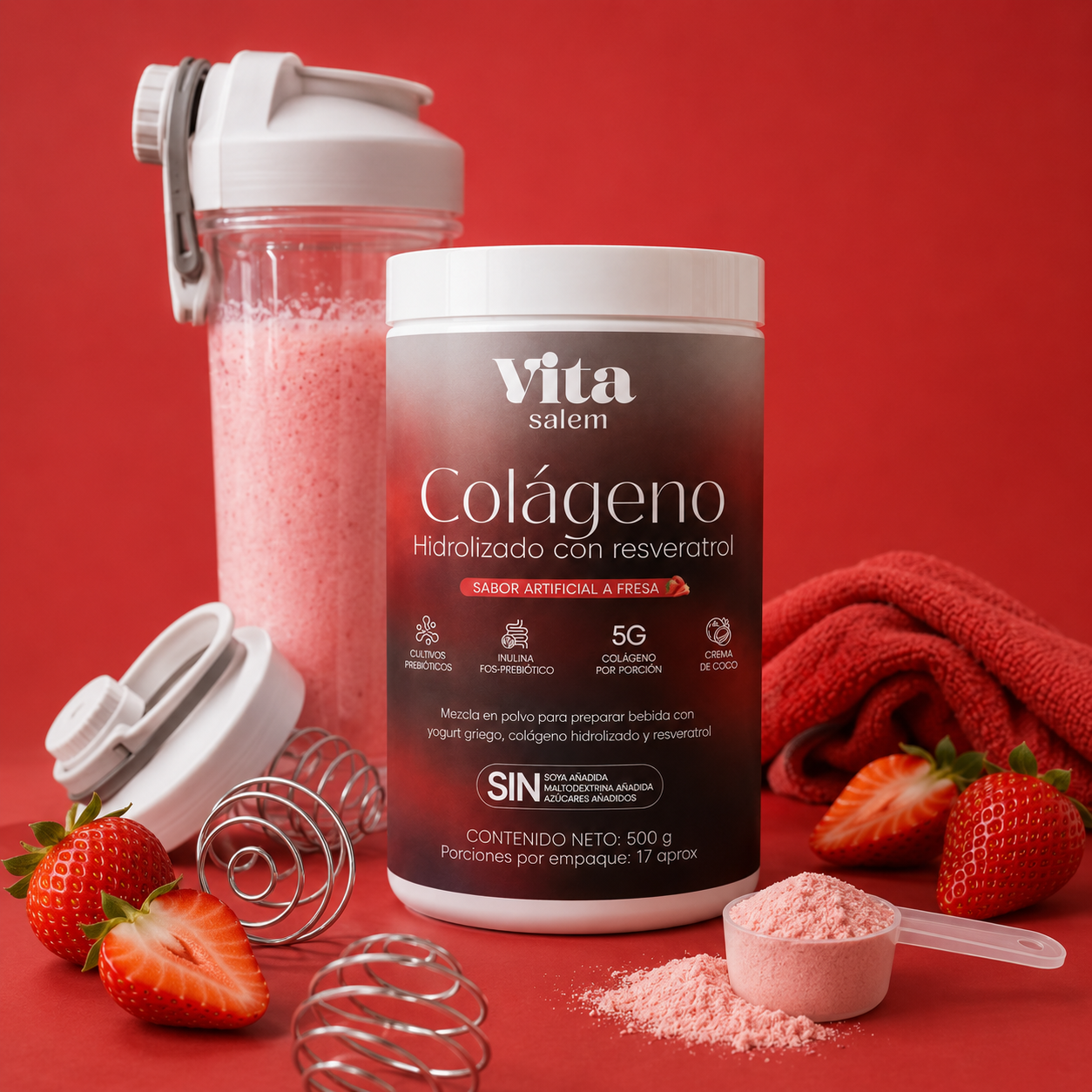 Colágeno con resveratrol combo x 2