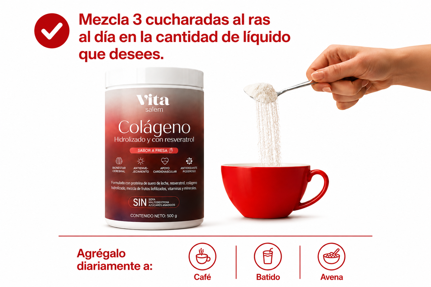Colágeno con resveratrol combo x 2